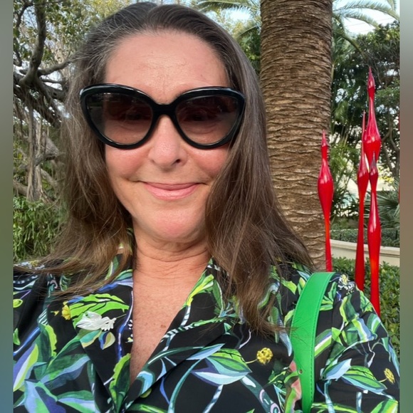 🦚HP🦚Jason Wu Pleated Floral Cotton Poplin Dress - Picture 8 of 8